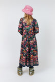 Saraill flower print maxi dress