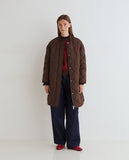 Chocolate Quilted Coat