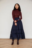 Farah Skirt in Navy