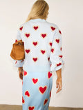 Baby Blue Heart Cardigan