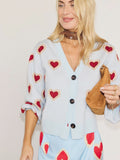 Baby Blue Heart Cardigan