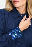 Lexi Blouse in Eternal Blue