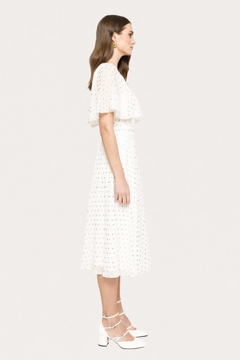 Polka - dots Midi Dress