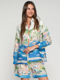 Capri Print Short