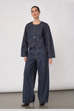 SiggaCC trouser with white stripe
