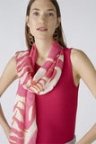 Scarf in pink and stone