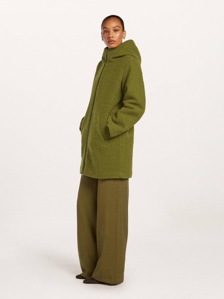 Keira Moss Green Coat