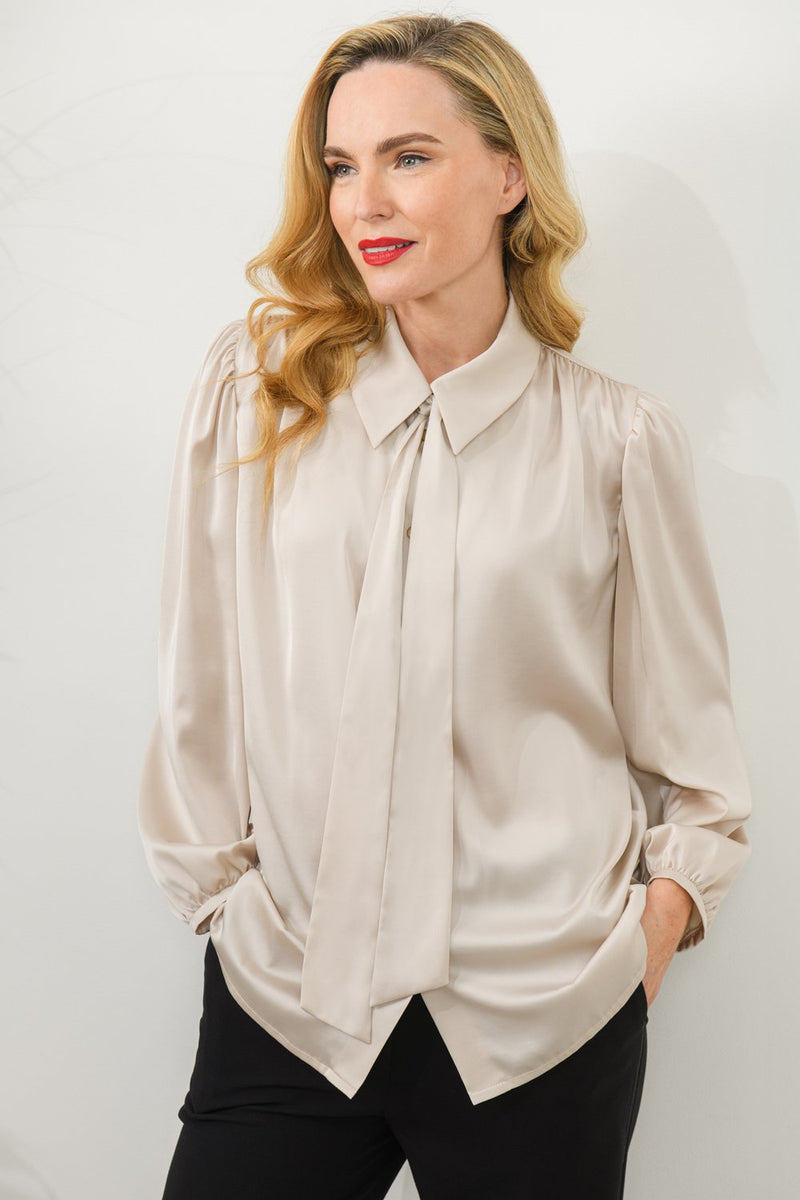 Lilibet  Taupe Blouse