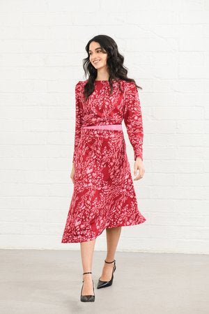 Lucy Leopard Pink Dress