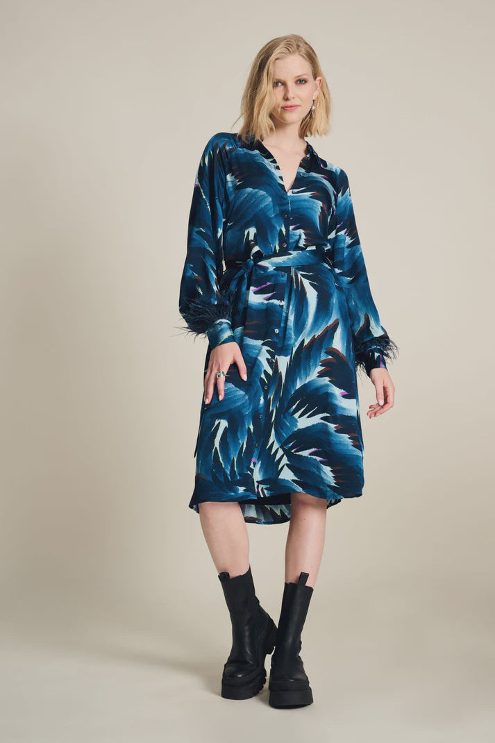 Jade feather Blue