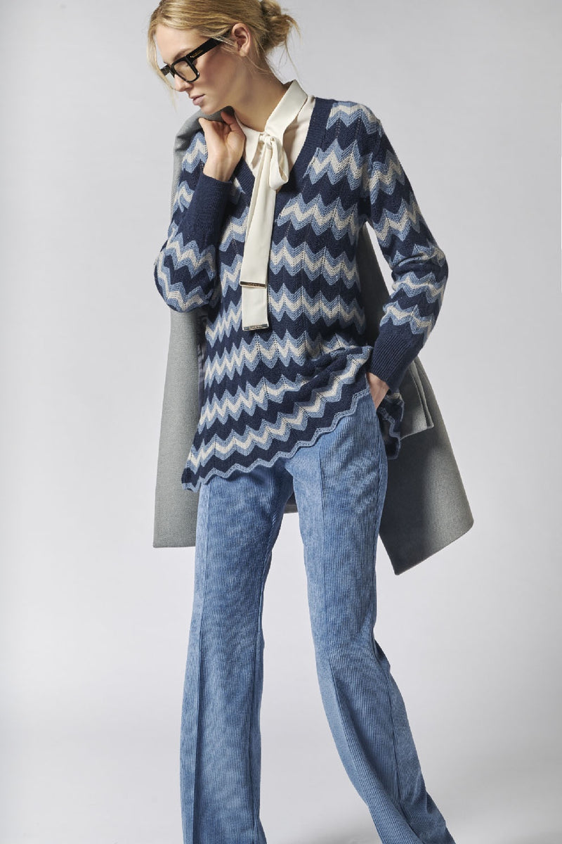 Wide Leg Corduroy Trouser