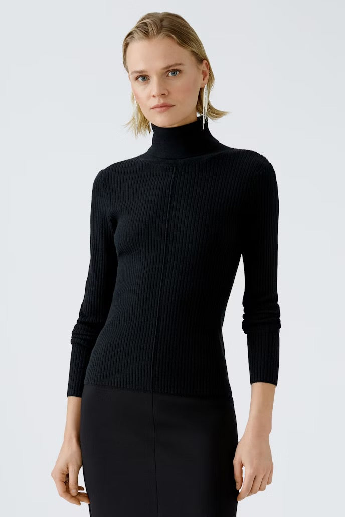 Black polo neck
