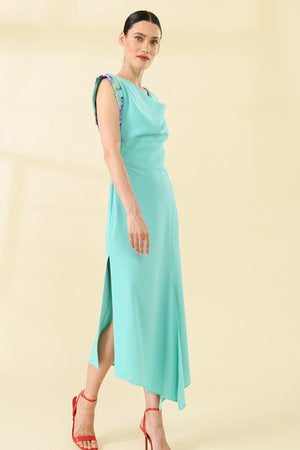Joop dress in sea green