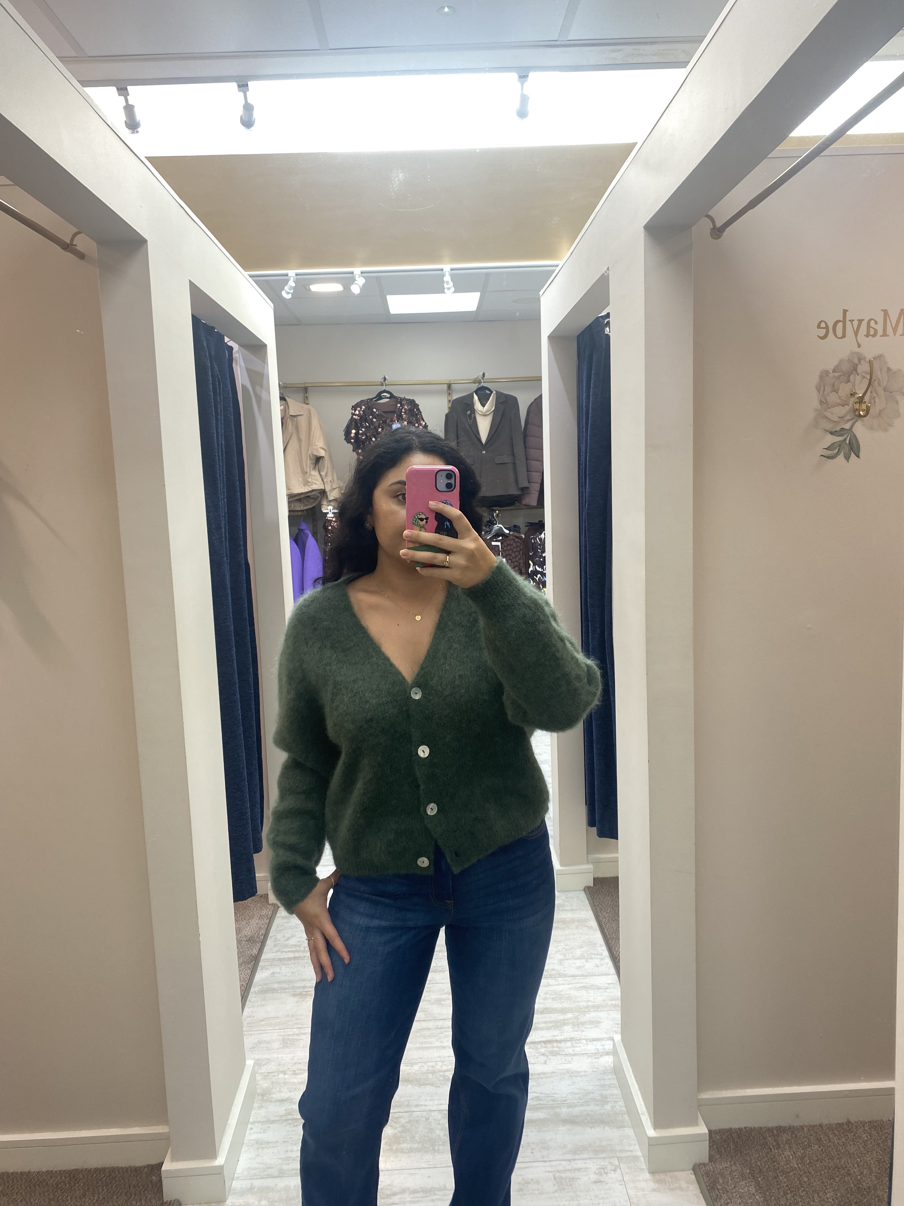 Maria in Military Green