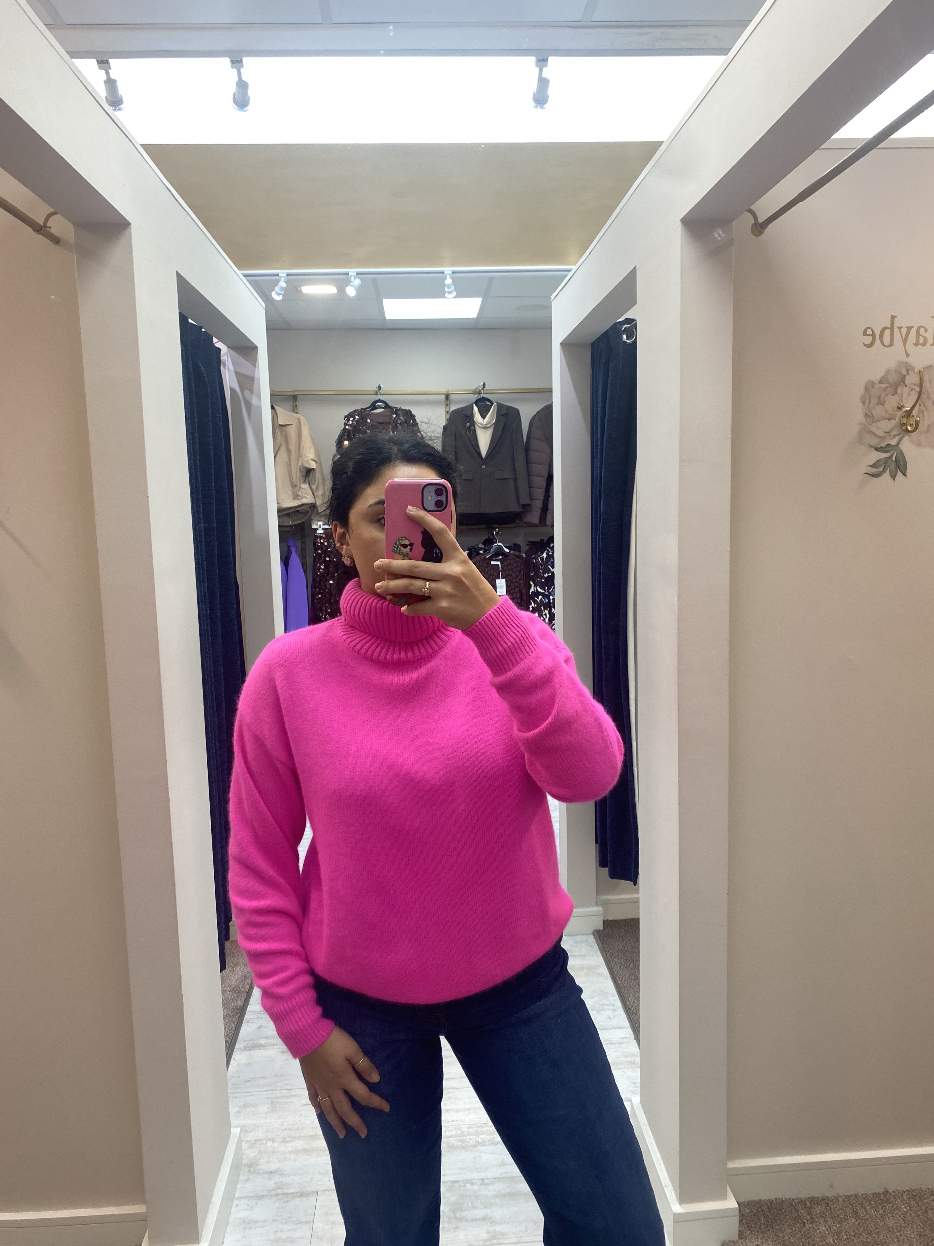 Greeley Sweater in Electric Pink