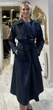 Dress Mac/ Coat with full skirt and belt MARIN