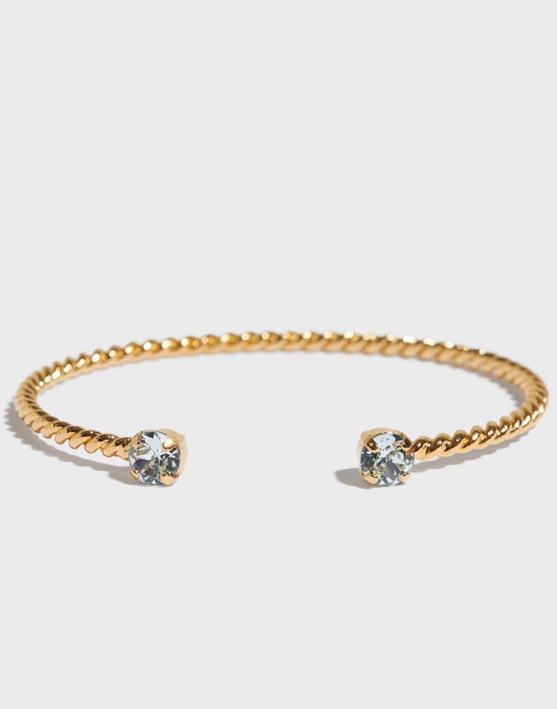 Mini Twisted Braclet in light Azore