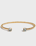 Mini Twisted Braclet in light Azore