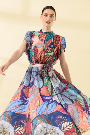Lucky abstract dress