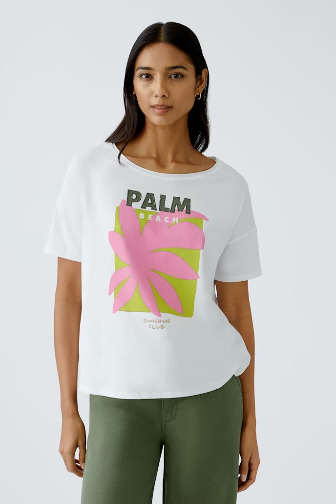 White T-shirt with “palma “ logo