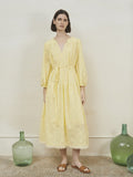 Colombe dress in lemon