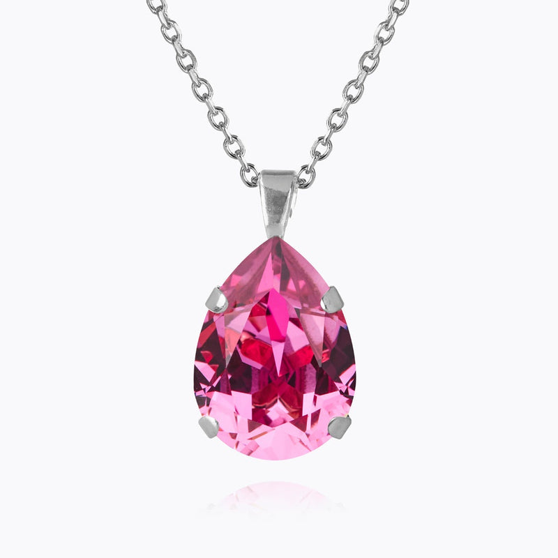 Dark Rose Rhodium Necklac