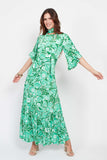 Gabriella Dress in Wildflower Green