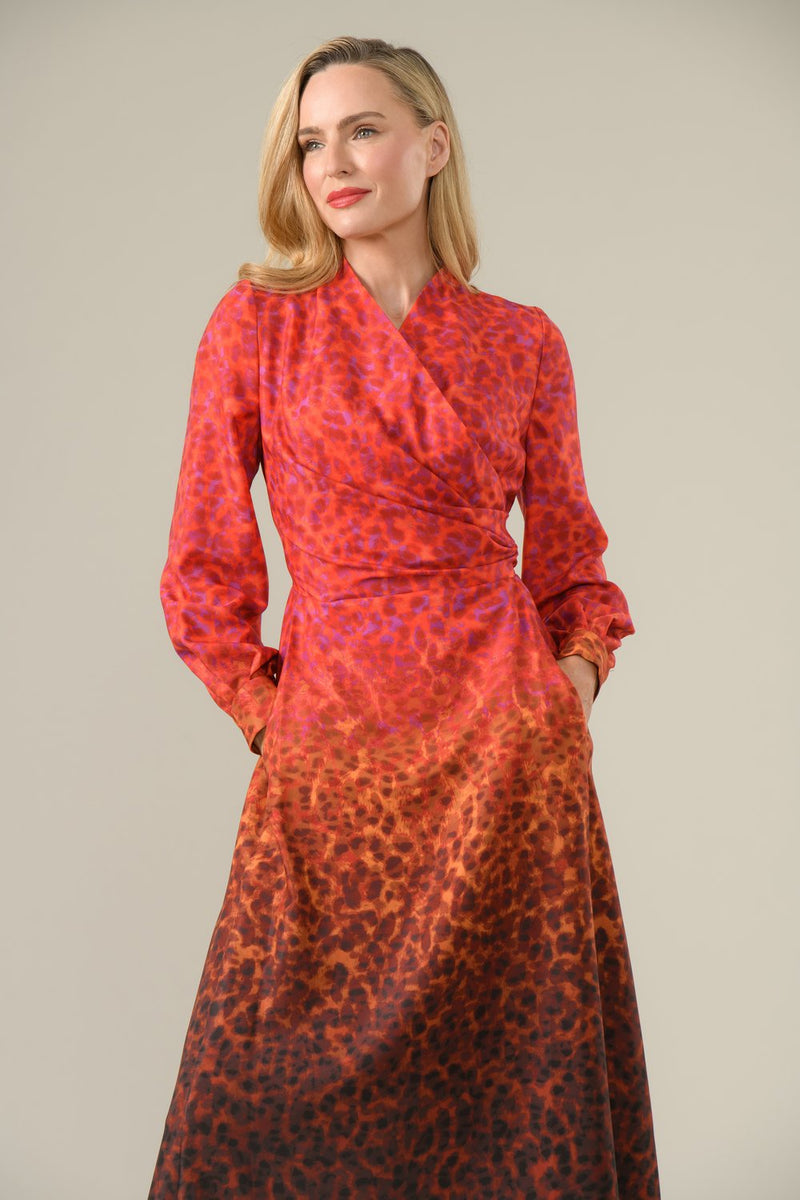 Anges Dress in Burnt Speckle