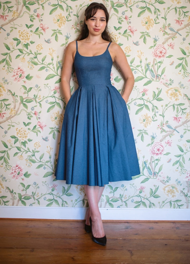 Priscilla denim dress