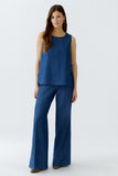 Extra long wide leg jeans