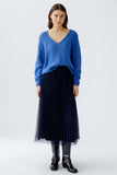 Navy Tulle Skirt