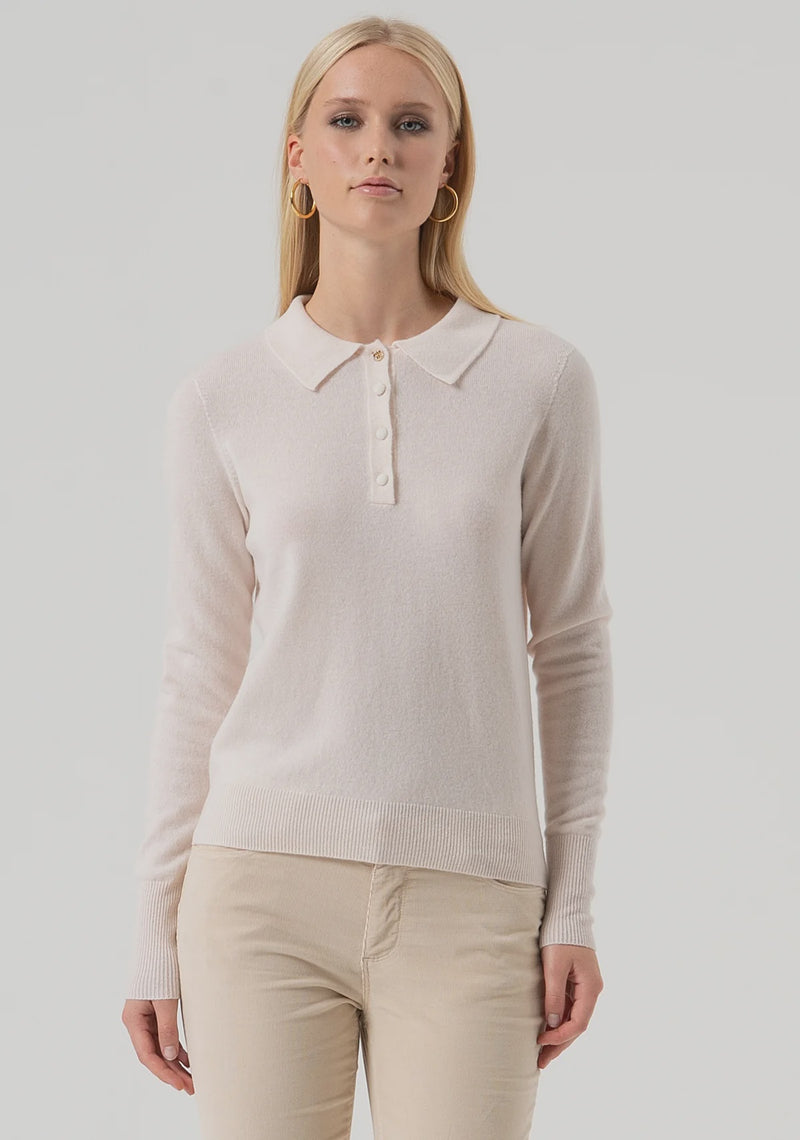 Vanilla Polo Sweatshirt