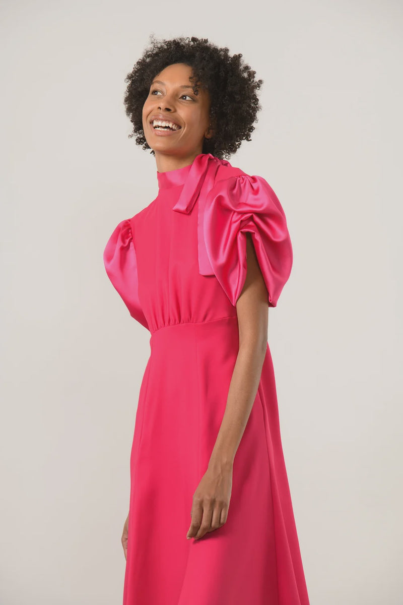 Merry dress in raspberry