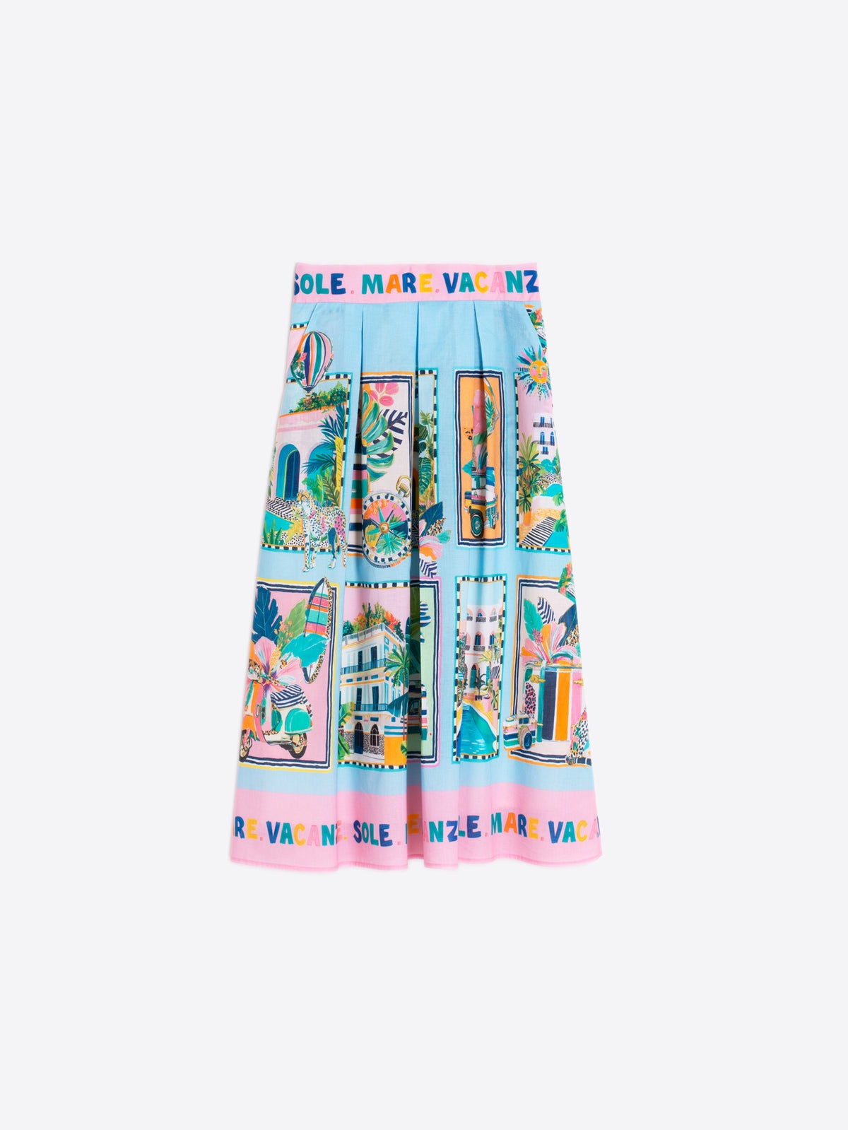 Capri Print Skirt
