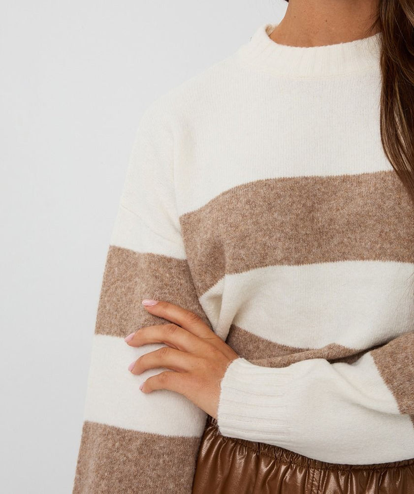 Striped Sweater Melange