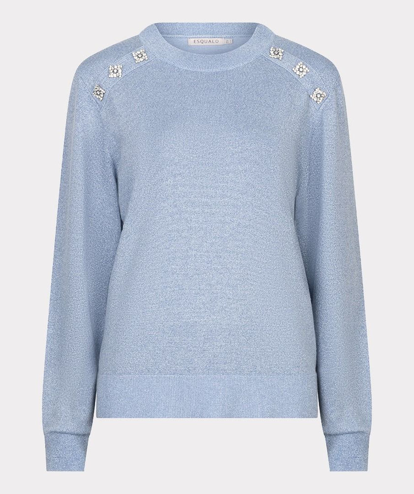Blue Lurex Sweater