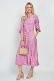 Esme Dress in Diamond Pink