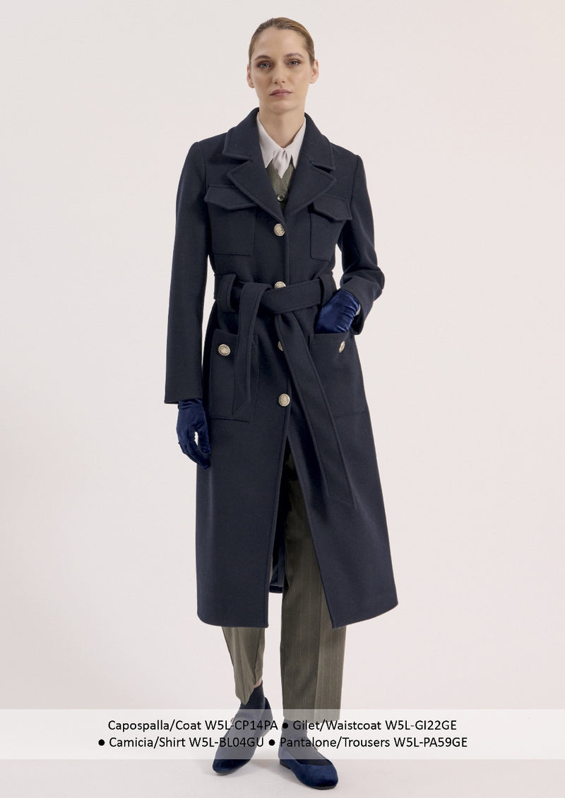 Lucky Lu Blue Navy Coat