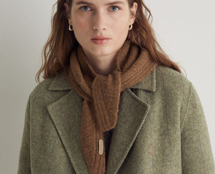 Wool and alpaca blend bandana