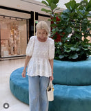Junie top in cream