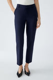 Slim fit navy trousers