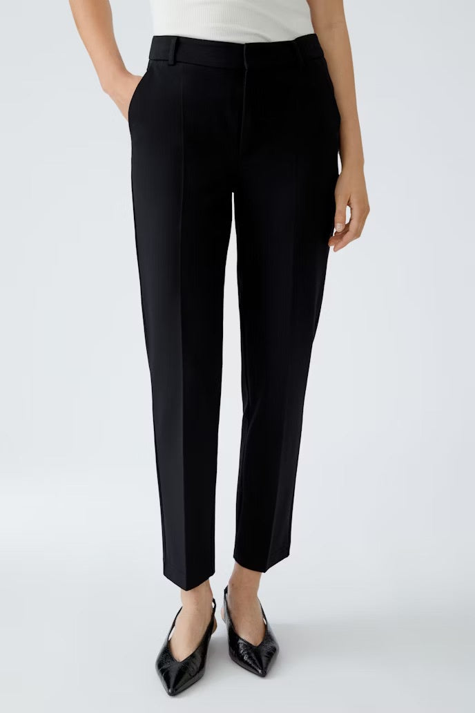 Slim fit black trousers