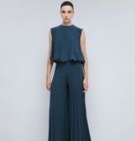 Wide Leg Pleated Pants
