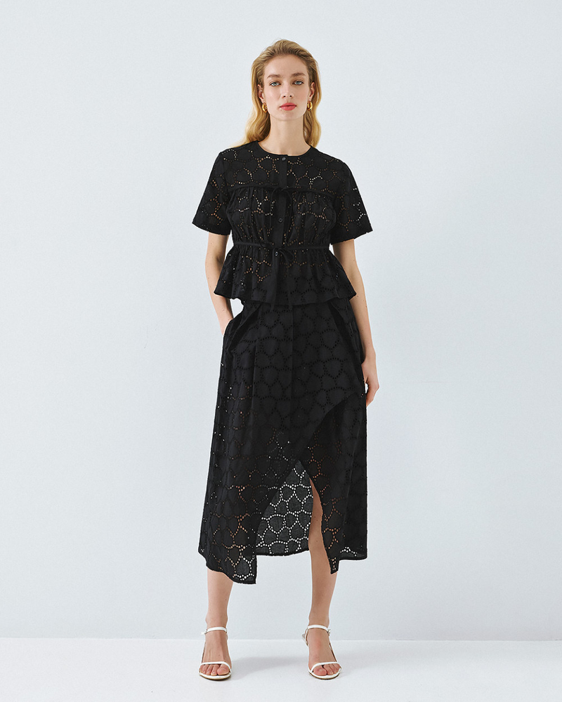 Black lace Skirt