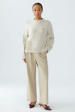 Light beige cosy jumper pullover