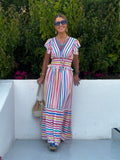 Misha Dress in Candy Stripe