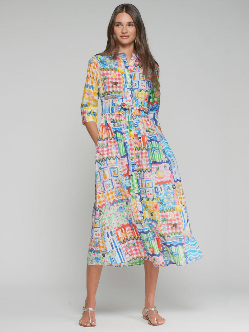Dress in Capri Print