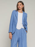 Blue Herringbone Jacket