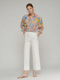 White cropped Trouser