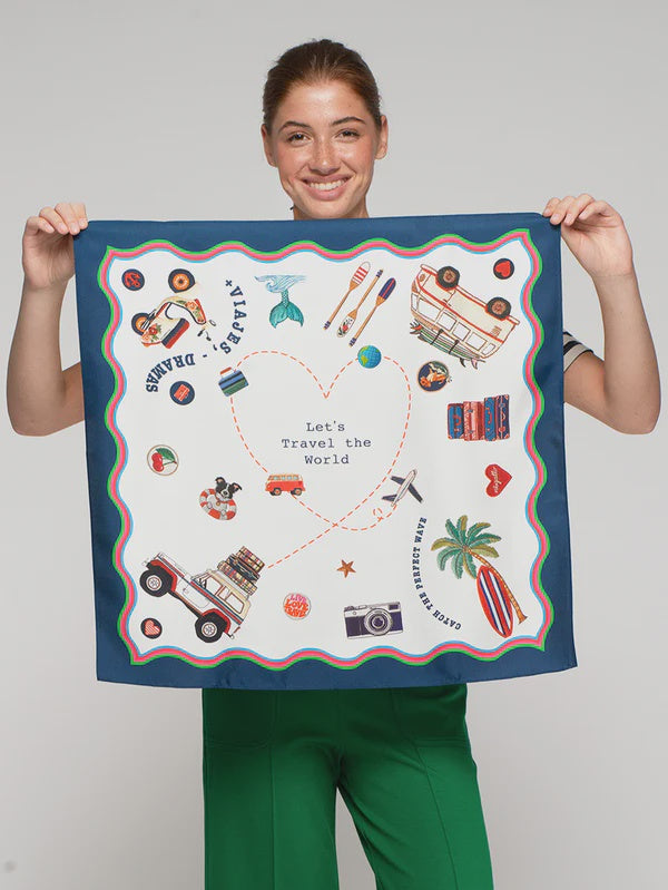 Medium Surf Silk Scarf